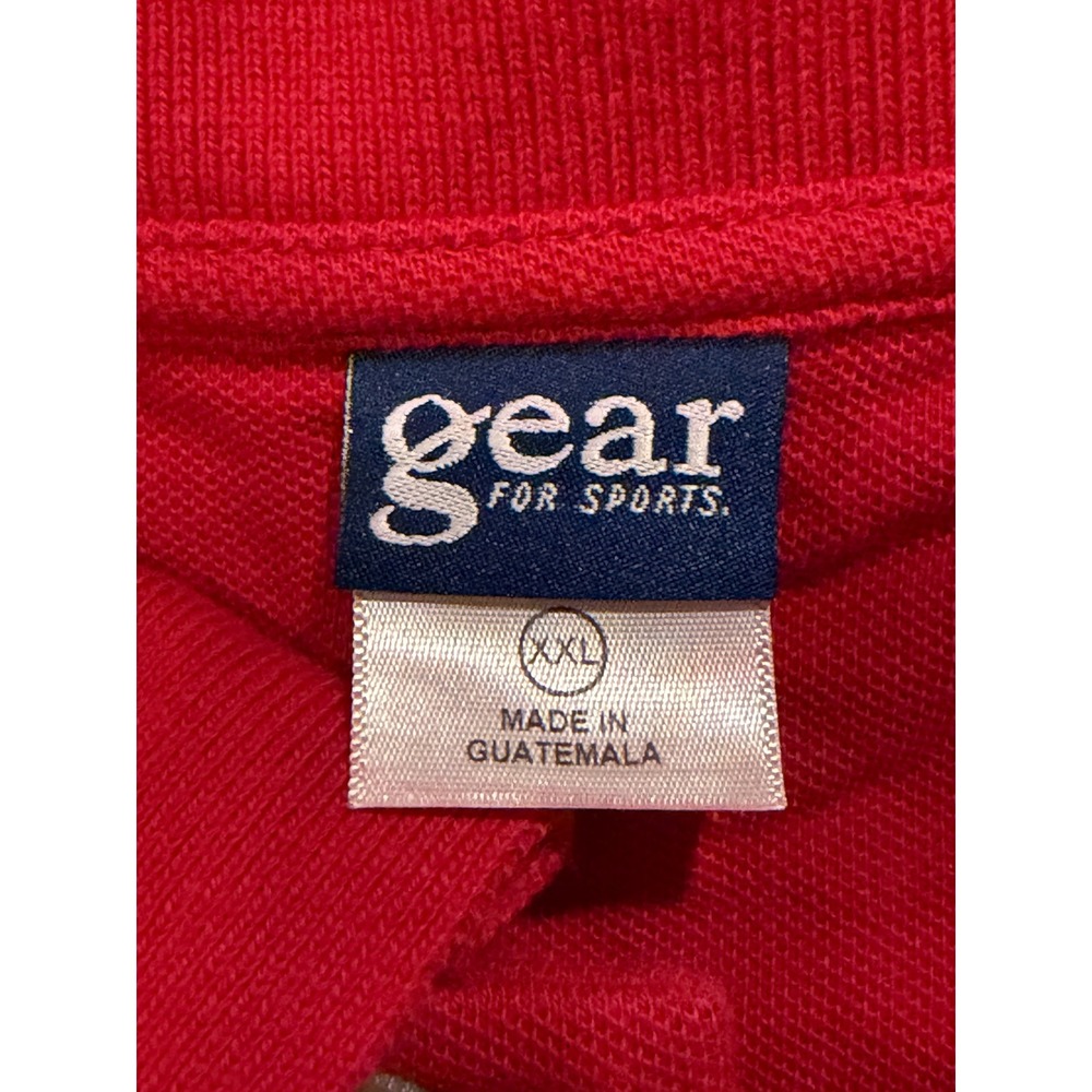 Gear For Sports Polo Shirt Mens XXL Red QuikTrip Embroidered Short Sleeve Pique - Picture 4 of 9